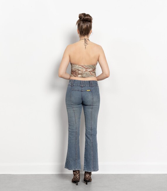 Buy Y2K Low Rise Bootcut Jeans: Stretchy Vintage Denim, Size