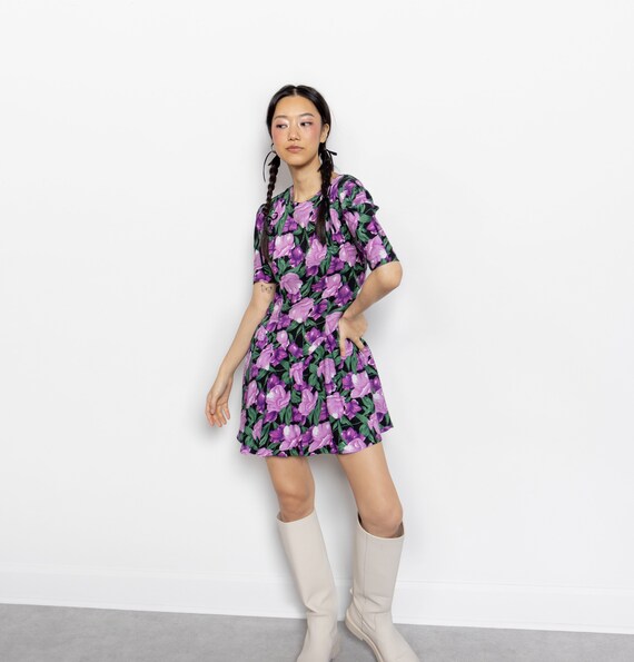 80s mini dress top