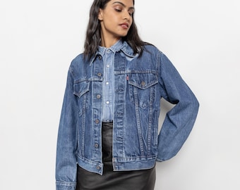 LEVI'S DENIM JACKET Vintage Jean Trucker 90's / Small Medium