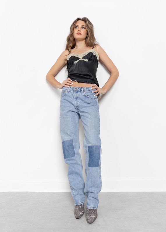 LEVI'S 505 BOYFRIEND JEANS Vintage Baggy / 40 Inch Hips / Size 4 To 6