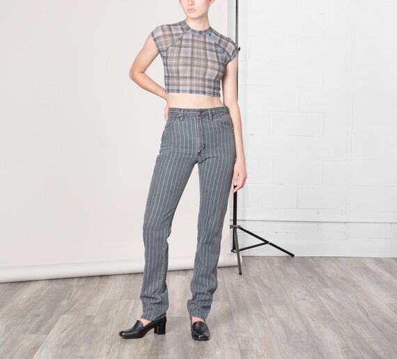 wrangler striped jeans