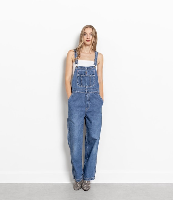 Tirantes Pantalones De Pechera Mujer Overol De Mezclilla Con