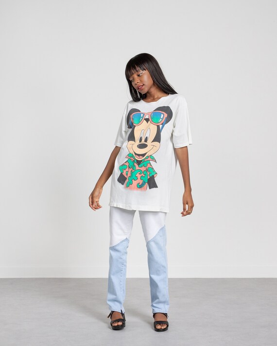MICKEY MOUSE T-SHIRT vintage nightshirt long overs