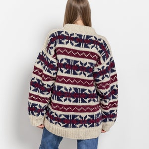 OVERSIZED HANDMADE FISHERMAN'S Sweater Extra Large Oversize Chunky Knit Jumper image 6