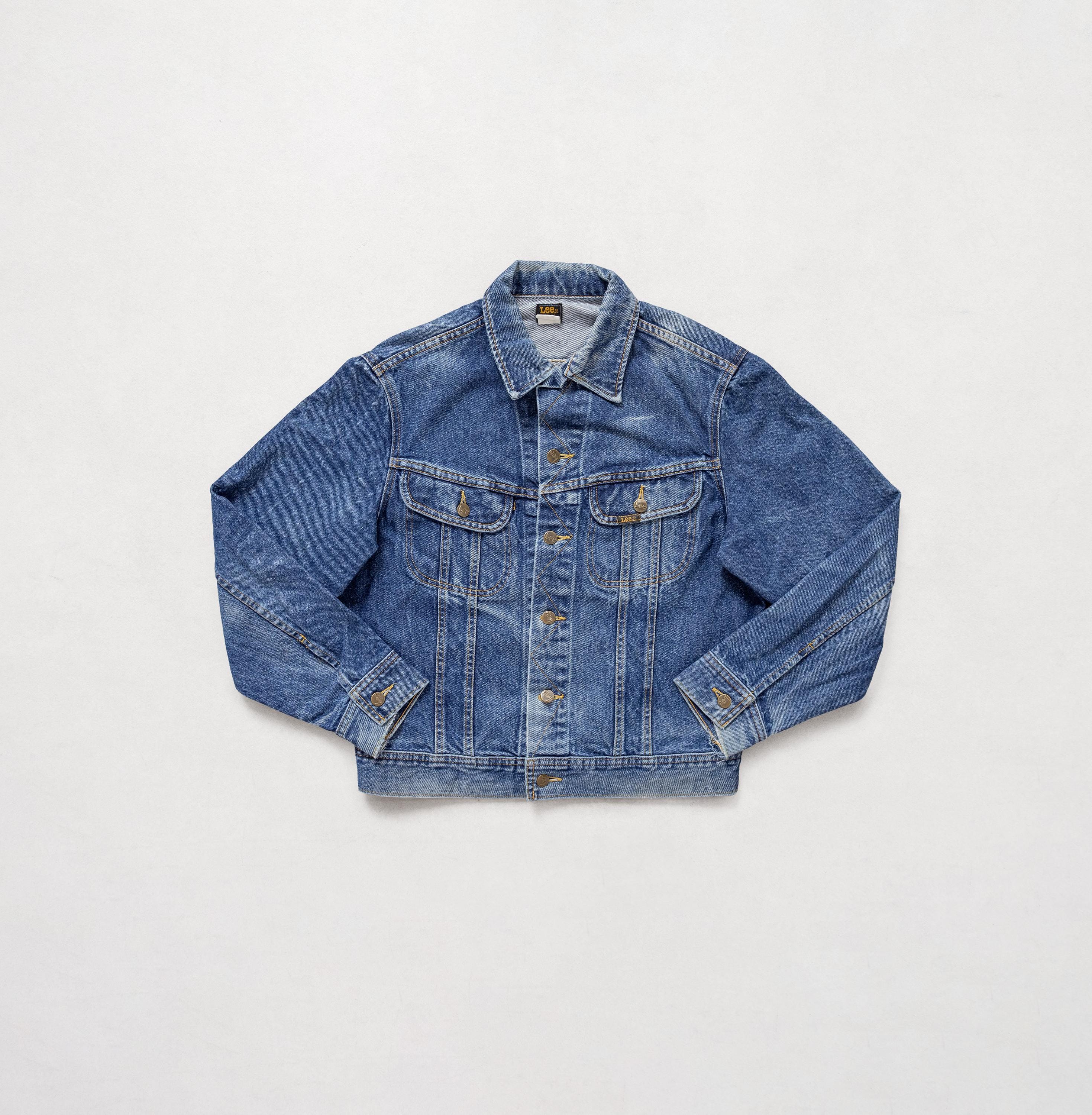 ジャケット・アウター vintage 70s made in USA lee set denim bd Vintage Lee Set Denim Shirt / Jacket Blue Large Indigo
