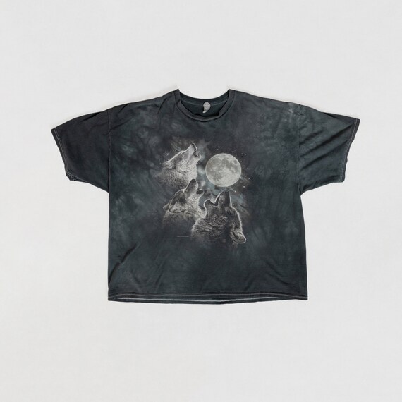 WOLF GRAPHIC TEE Vintage Tie Dye Full 