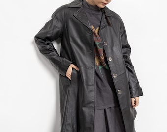 vintage C＆S mackinnonレザージャケット Leather Multi-Color Casual Vintage Outerwear Coats & Jackets