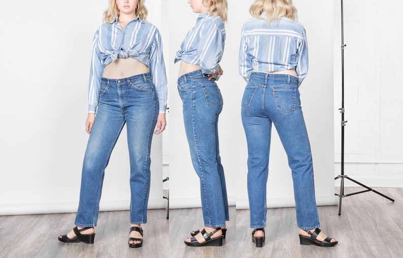 levi boyfriend jeans high waisted