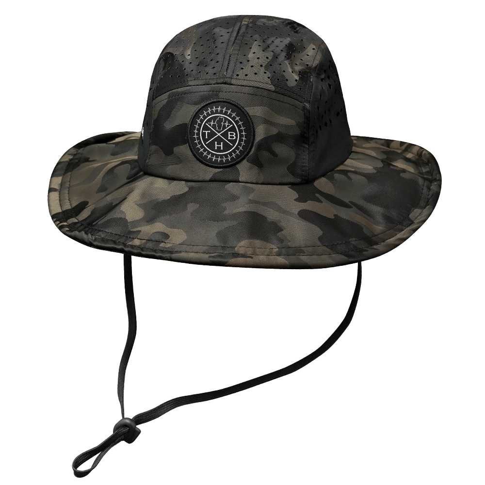 Camo Frayed Bucket Hat OCP Boonie Hat Army Jungle Cover USGI Sun