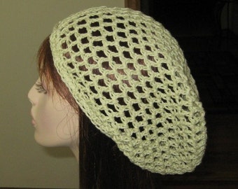 Cotton Cactus Open Stitch Slouchy Beanie Dread Tam