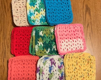 Small Cotton Dishcloths set of 2