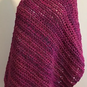 Homespun Prayer Shawl in the color Ambrosia image 5