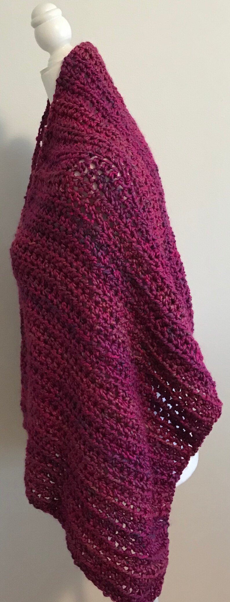 Homespun Prayer Shawl in the color Ambrosia image 2