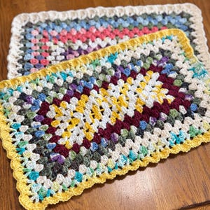 One of a Kind Crochet Rectangular Placemat