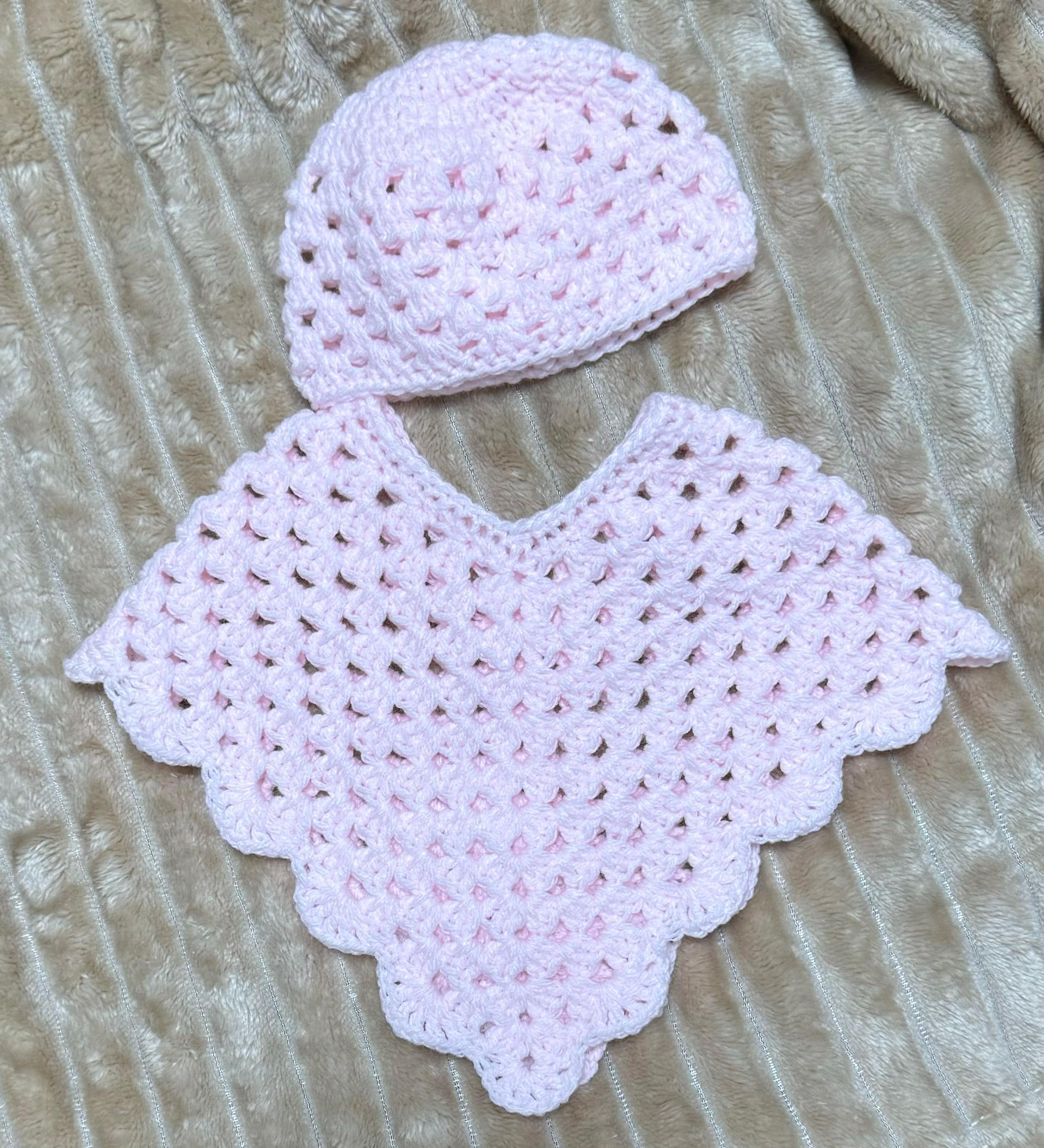 Crochet baby poncho Canada