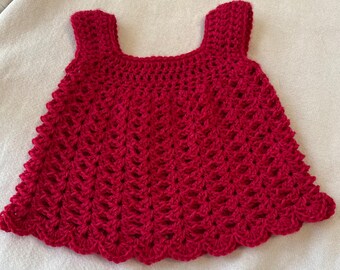 Baby Dress/Top in Red Size 0-3 months