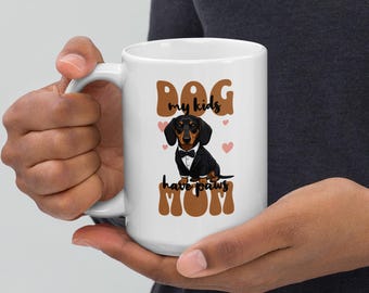 Mok teckel moeder • Koffiekopje hond Kids Have Paws