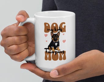 Mok Duitse herdershond moeder • Dog Kids Have Paws Coffee Cup