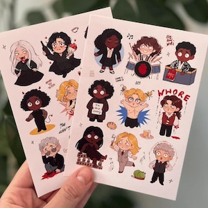 Interview with the Vampire Sticker Sheet A6, IWTV Lestat Journaling Stickers