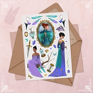 Fairy Stickers Sheet: Adorable Journal & Scrapbook Stickers
