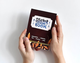 Libro de pegatinas para recetas / Artículos para diario de cocina, etiquetas para BuJo, regalo de cocina para mamá / Izobova Katerina Art