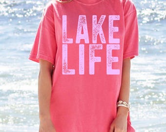 Lake Life Comfort Colors Shirt, Lake Days Shirt, Lake Vacation Tee, Summer Shirt, Lake Lover Gifts, Summer Vacation Shirt, Lake House Gift