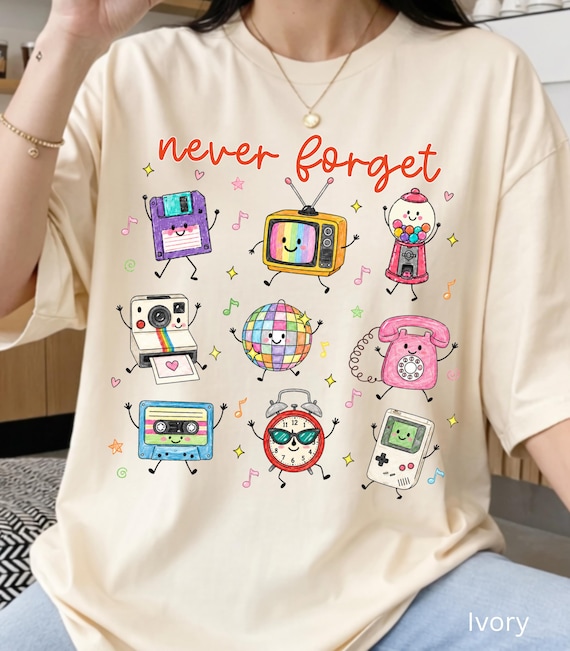 Never Forget Comfort Colors Shirt, Funny 90s Nostalgia Tee, Funny Vintage Graphic, Cassette Tape Shirt, Retro Nostalgic Shirt, Rotary Phone