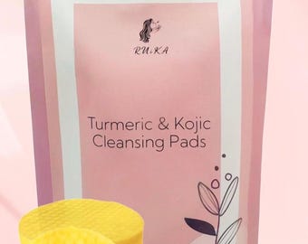 Gurkmeja- och Kojic-rengöringspads