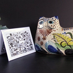 Southwest Mimbres Greeting Cards, Set of Four, Black/White image 3