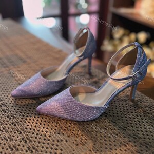 Chaussures de mariage violet Etsy France