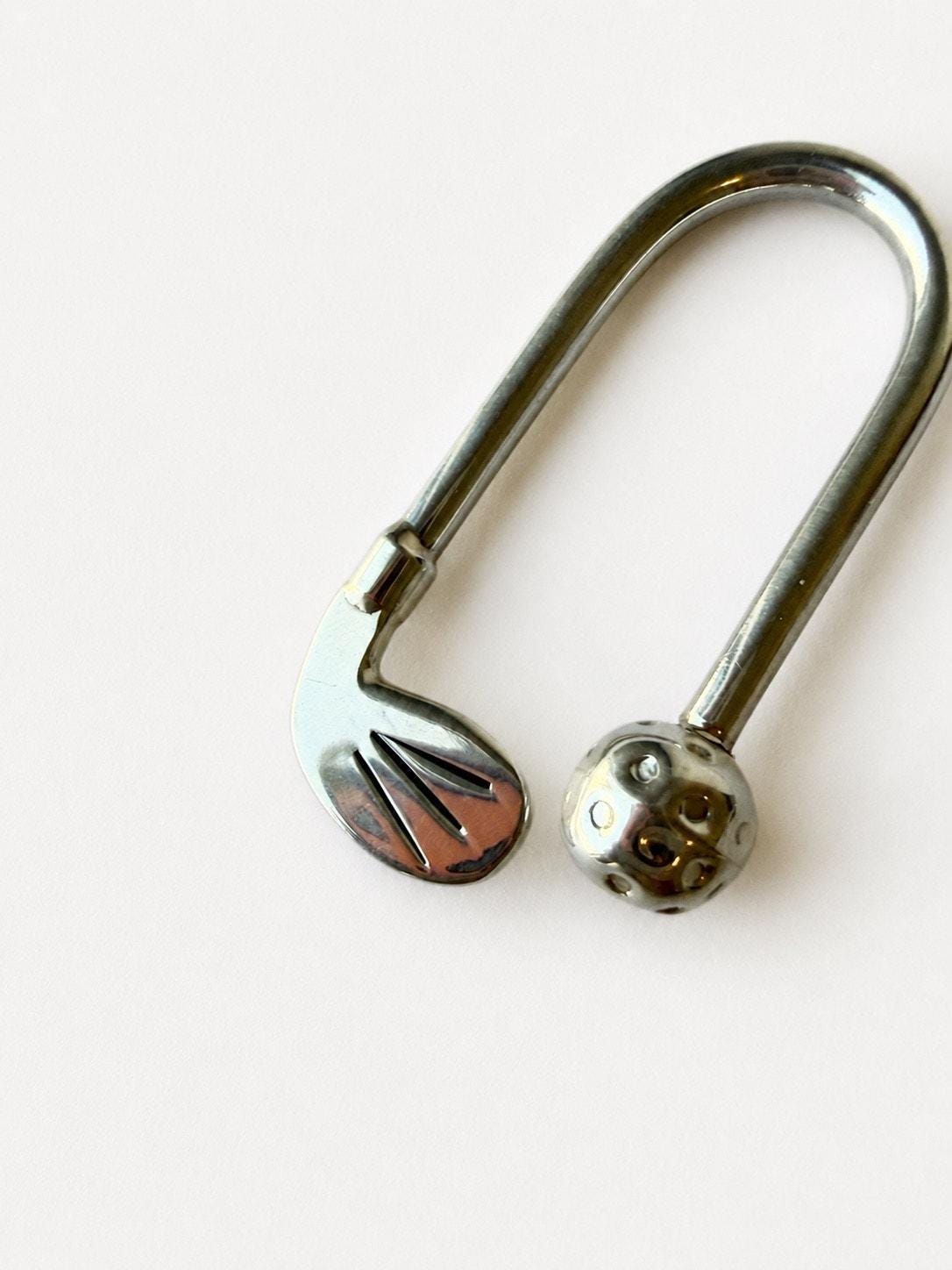 Engraved Ball Key Chain キーチェーン Silver950 Screw Ball Keychain - Etsy