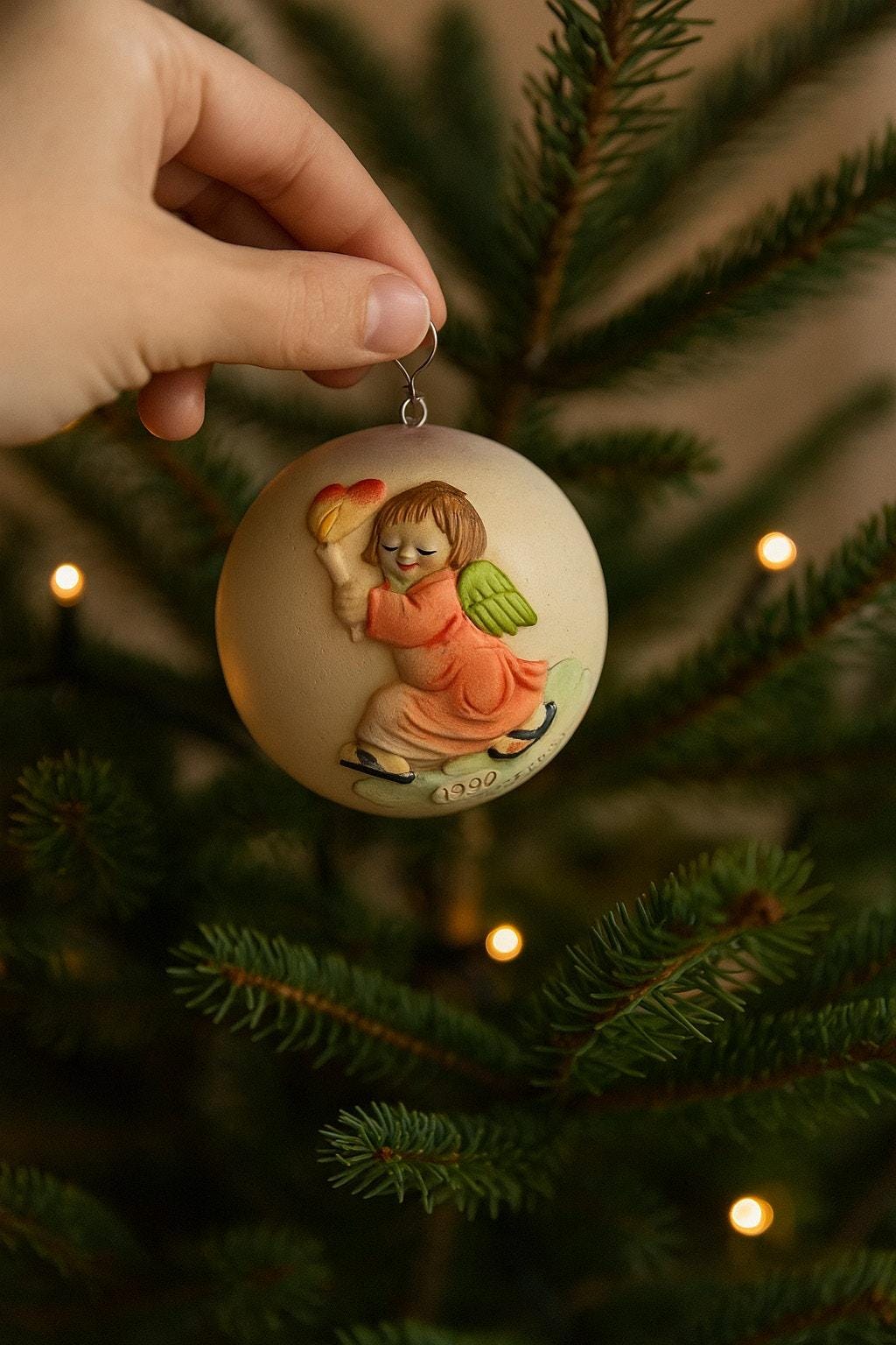 Xmas　オーナメント　４体セット　アンリ　ANRI　フェランディス　イタリア Vintage Anri Angels - Etsy