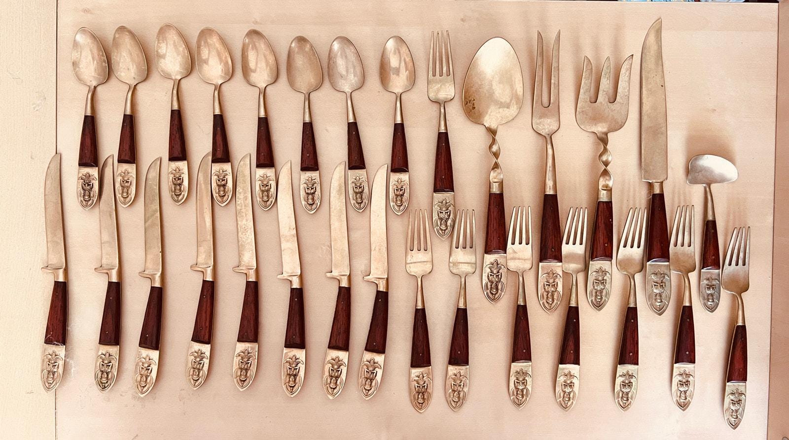 Thai Brass Cutlery - Etsy