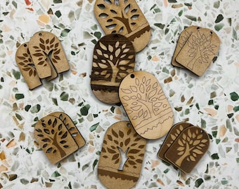 Orecchini e pendente Albero della vita - Design 4 in 1