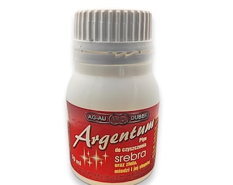 Argentum Liquid 70ml zur Reinigung von Silber, Halt, Kupfer und seinen Legierungen Schmuckreiniger