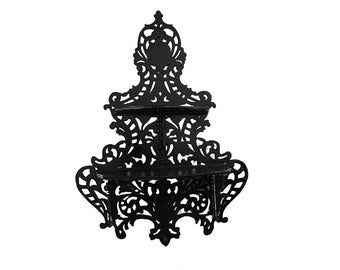 Handmade wooden flat shelf" GOTHIC CROWN flat shelf". Home and  office interior Amazing and Great  gift for wife husband child somebody else