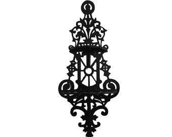 Handmade wooden flat shelf" Gothic style lace shelf" .Home and office interior. Amazing Great  gift for wife, husband, child, somebody else