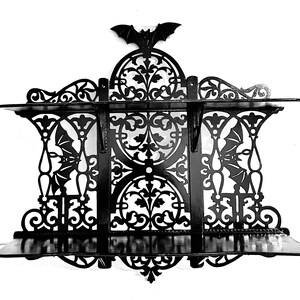 Handmade Wooden Gothic FLAT Shelf