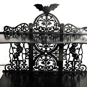 Handmade Wooden Gothic FLAT Shelf