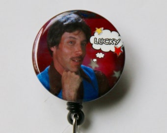 Uncle Rico--- Lucky----Badge Clip Reel