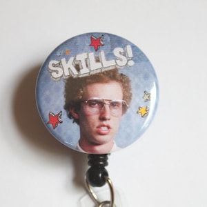 Napoleon Dynamite Skills----Badge Clip Reel...GOSH