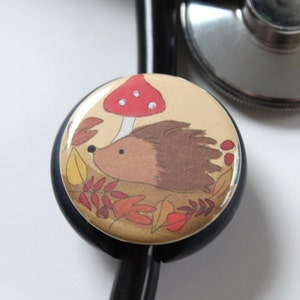 The ORIGINAL Stethoscope ID Tag--Hedgehog--