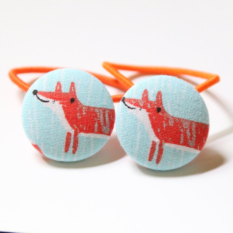 Cute Fox PONYTAIL HOLDERS image 1