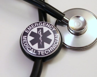 The ORIGINAL Stethoscope ID Tag--EMT--
