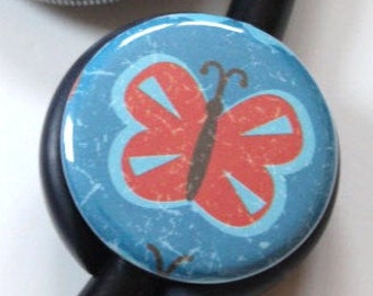 The ORIGINAL Stethoscope ID Tag--BUTTERFLY---