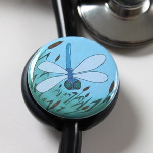 The ORIGINAL Stethoscope ID Tag--DragonFly--