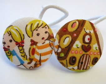 HANSEL and GRETEL-------2 ponytail holders