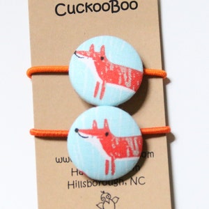 Cute Fox PONYTAIL HOLDERS image 2