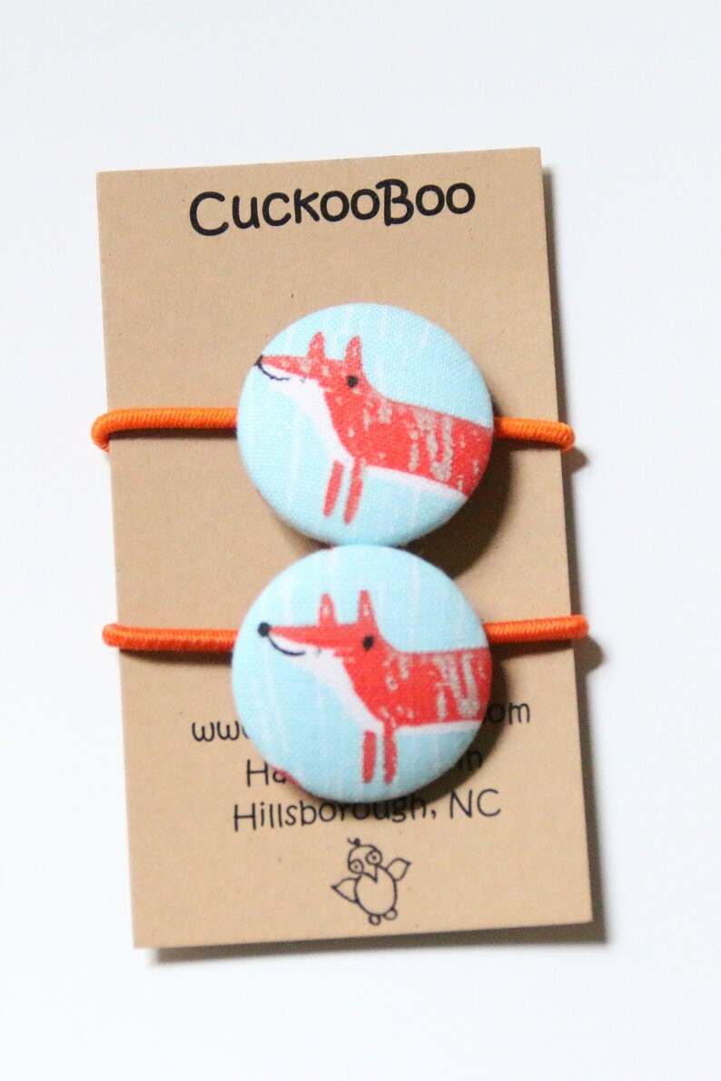 Cute Fox PONYTAIL HOLDERS image 2