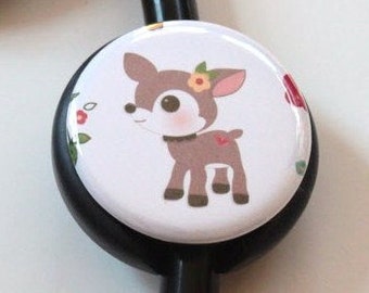 Deer----Stethoscope ID Tag